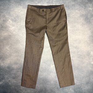 Vintage Lauren Ralph Lauren Mens Trousers Dress Pants 36W 30L Brown Fits 36x28.